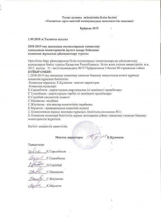 Ыстық тамақ құжаттары