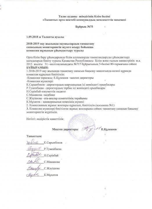 Ыстық тамақ құжаттары